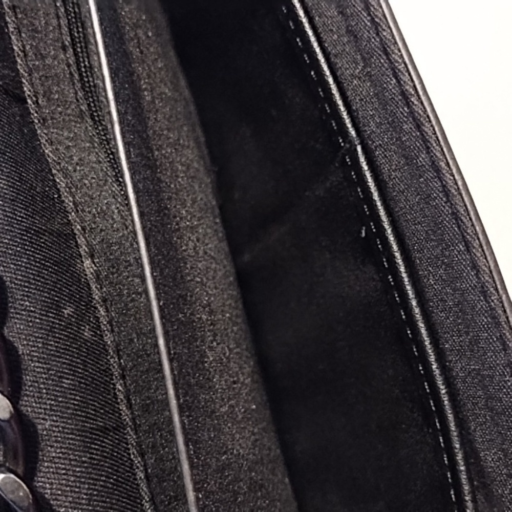 Aldo  Black & Heavy Metal Chain Bag - Picture 14 of 16